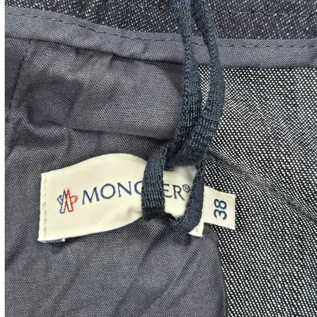 【新品】モンクレール デニム 1503800 57205798 インディゴ 38サイズ レディース