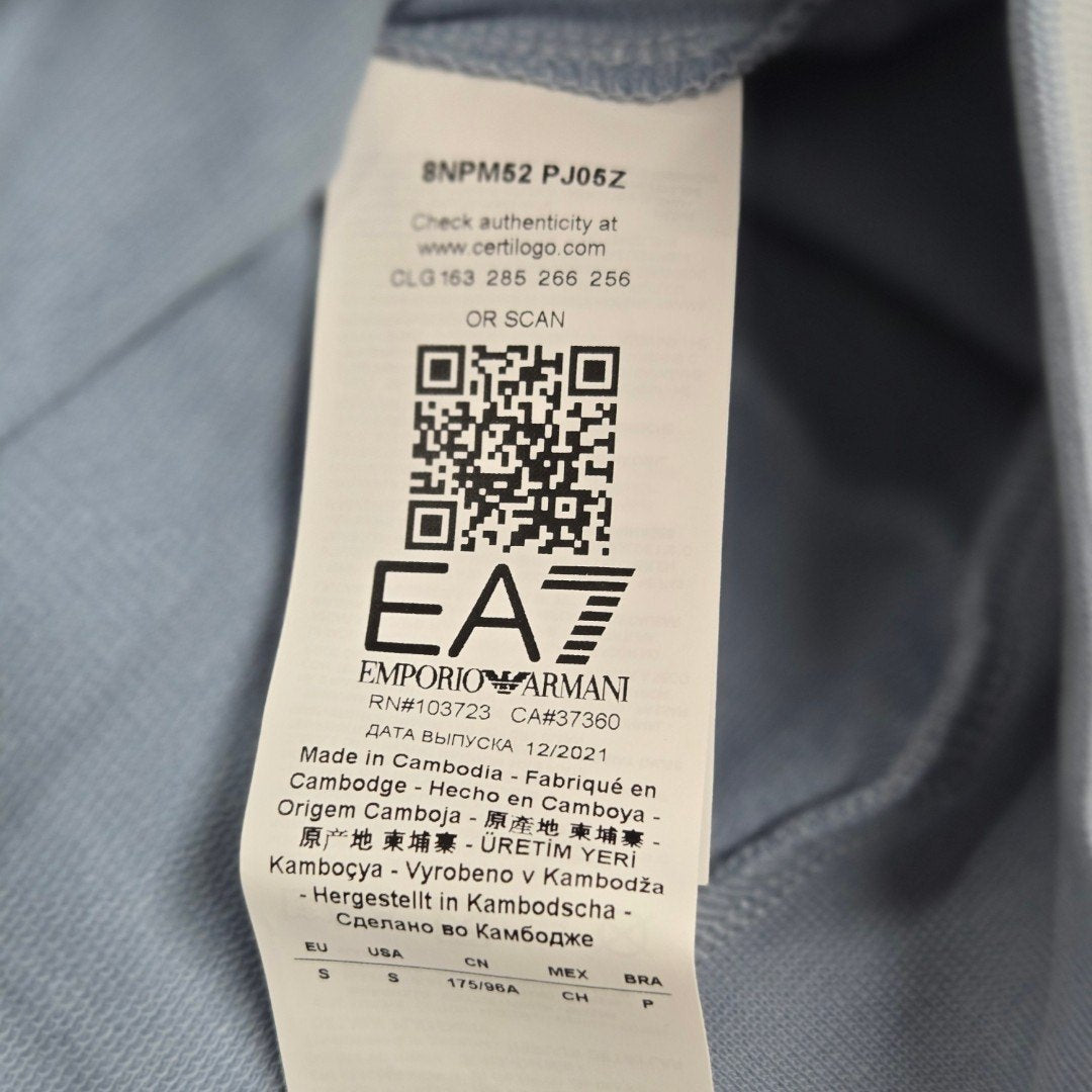 【新品】エンポリオアルマーニイーエーセブン Tシャツ 8NPM52 PJ05Z 1506 Sサイズ