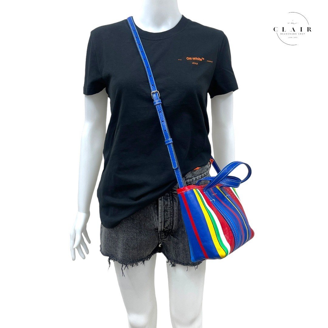 バレンシアガ マルチカラー2WAYハンドバッグ ショルダー バッグ トートバッグ レディース