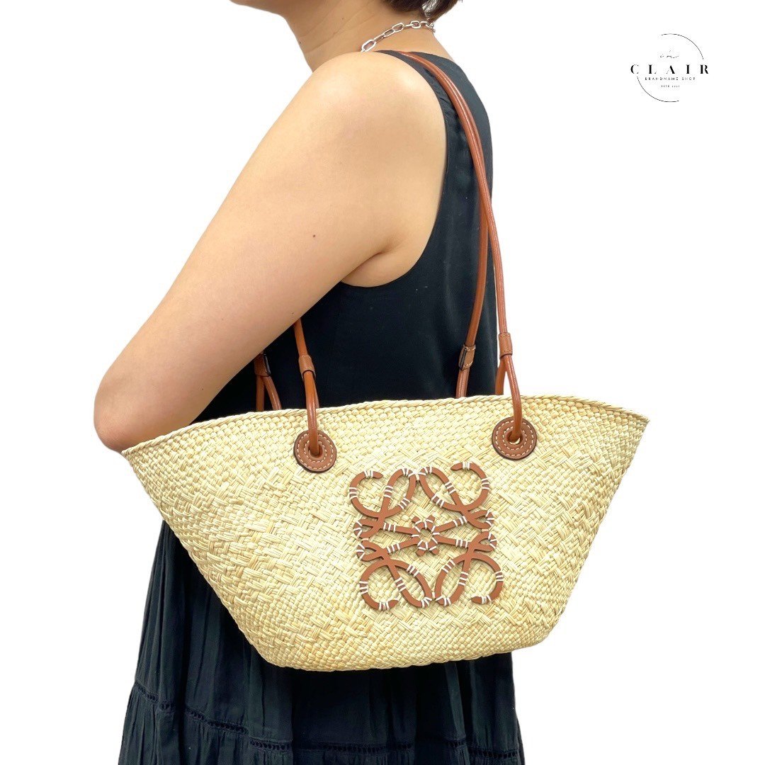 ロエベ トートバッグ ANAGRAM BASKET SMALL BAG