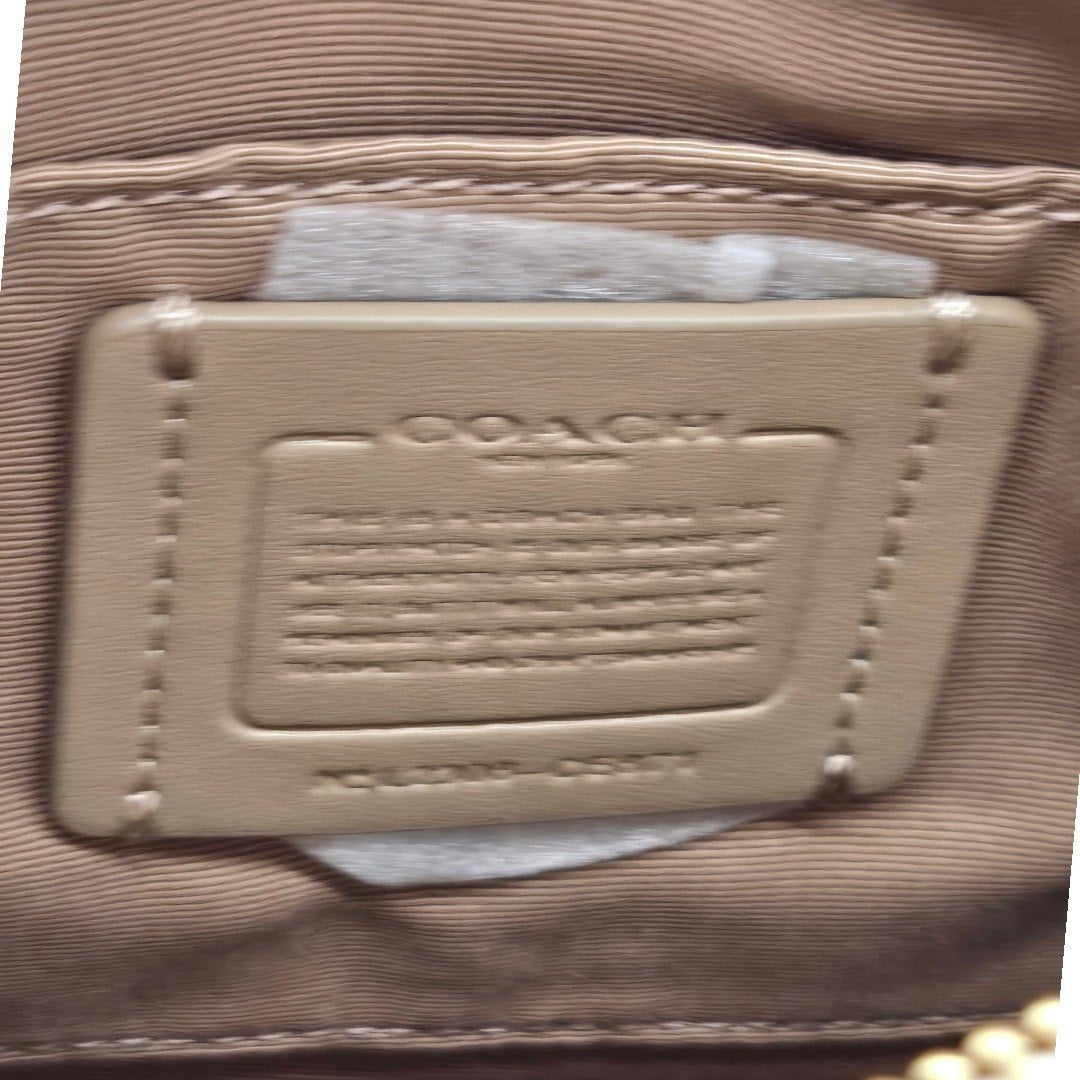 コーチ レザー ショルダーバッグ レディース ホワイト 白