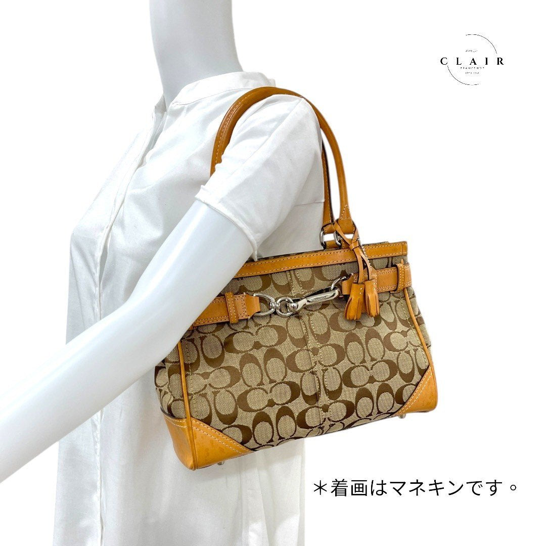 コーチ キャンパス シグネクチャー柄 トートバッグ