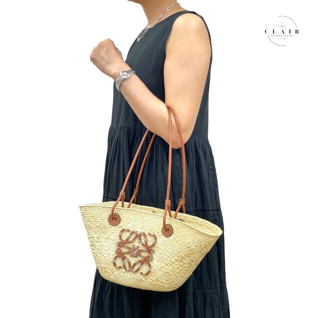 ロエベ トートバッグ ANAGRAM BASKET SMALL BAG