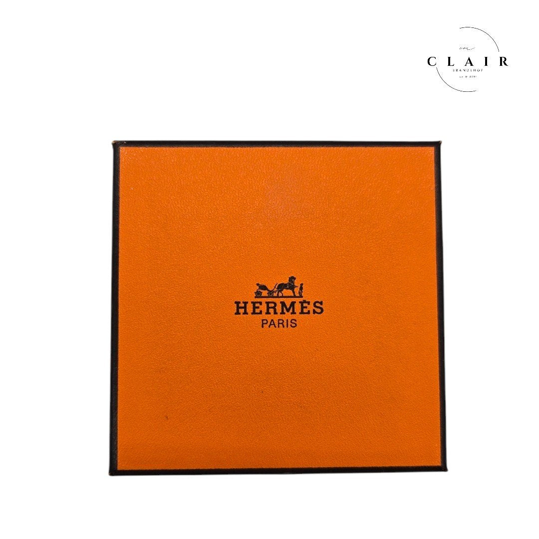 エルメス カージュドアッシュ Hキューブ ネックレス ベージュ レディース