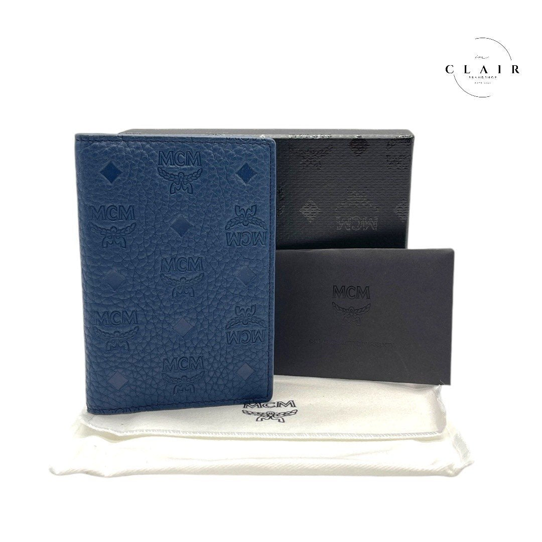 エムシーエム カードケース カードホルダー ブルー 青