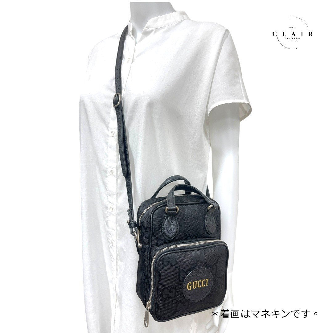 グッチ オフザグリッド 2wayバッグ ショルダーバッグ 黒 ブラック
