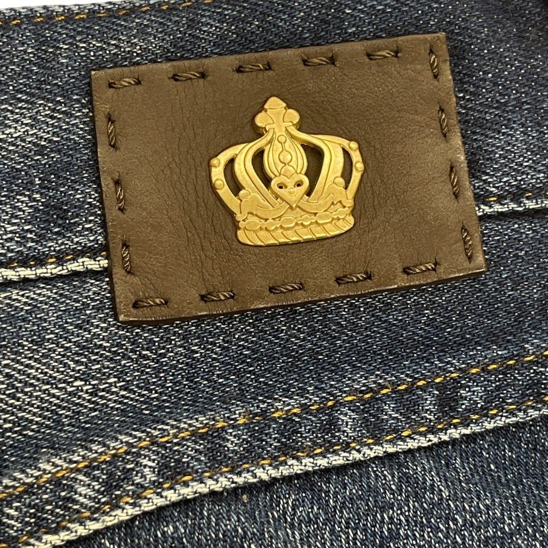 【新品未使用品】ドルチェ&ガッバーナ クラッシュデニム ジーンズ G8S97 ドルチェ&ガッバーナジーパン D&Gデニム メンズ サイズ54