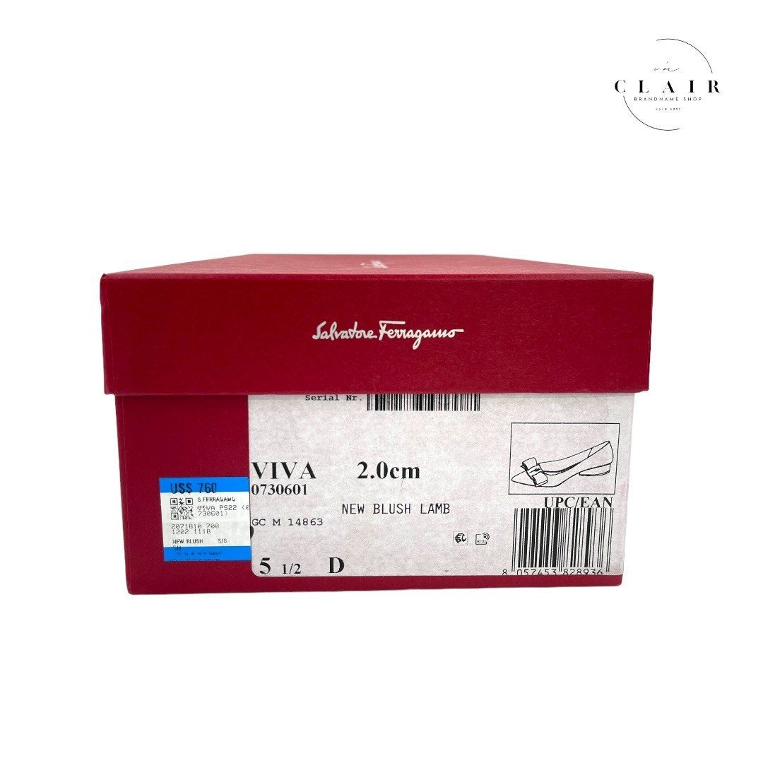 【新品】サルヴァトーレ・フェラガモ パンプス VIVA IN PELLE 0730601 NEW BLUSH