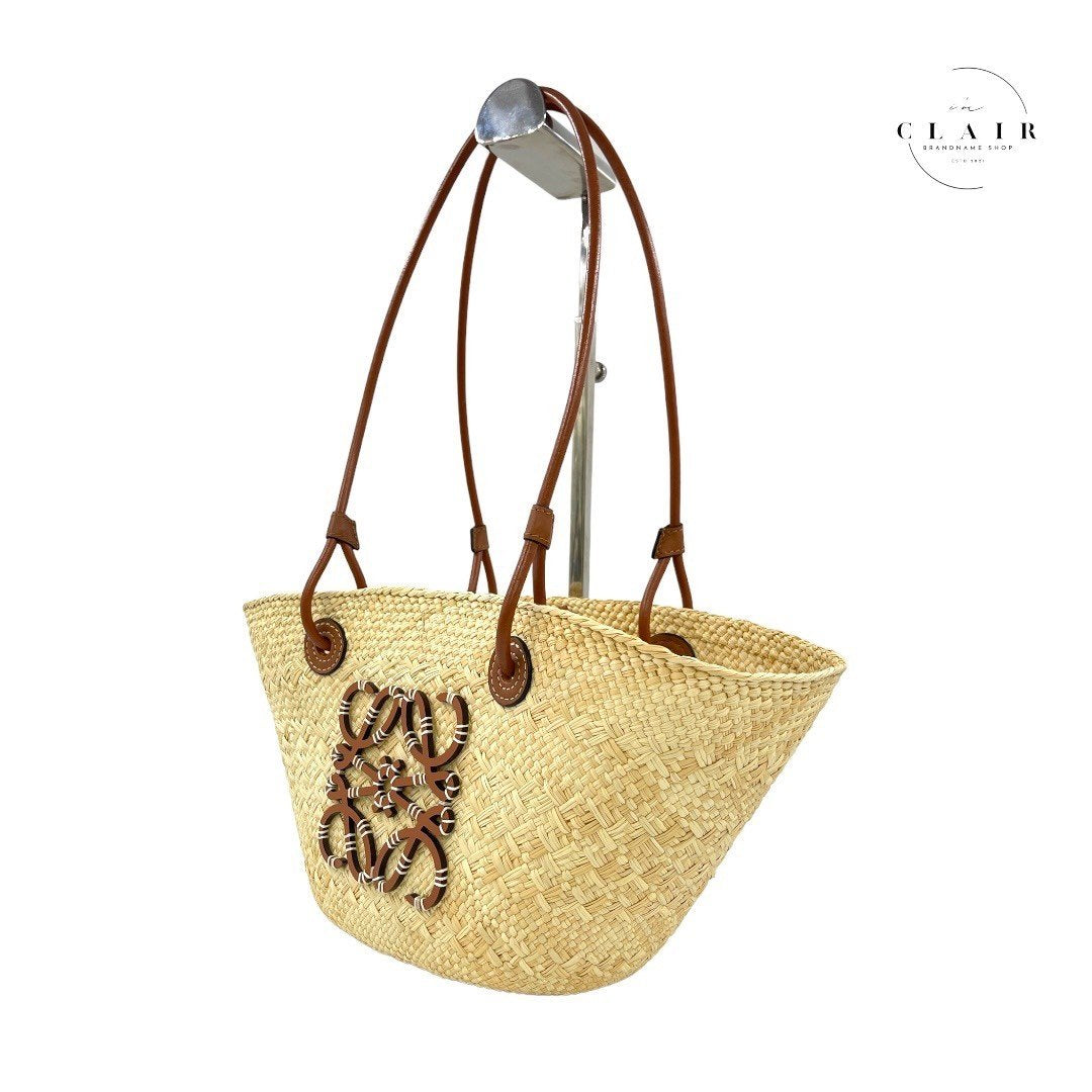 ロエベ トートバッグ ANAGRAM BASKET SMALL BAG