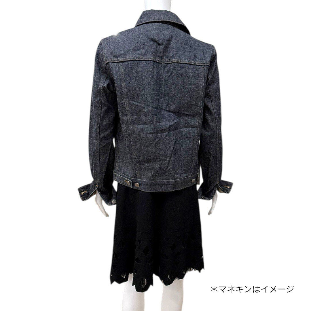 バーバリー デニム ジャケット ノバチェック メンズ レディース ユニセックス 38