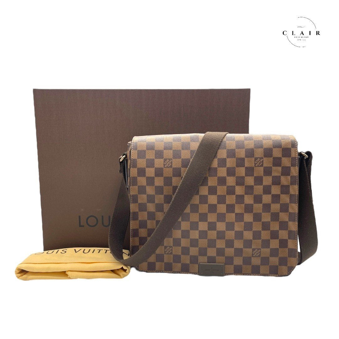 【美品】ルイヴィトン ディストリクト MM ダミエ ショルダーバッグ バッグ メッセンジャーバッグ 斜め掛け