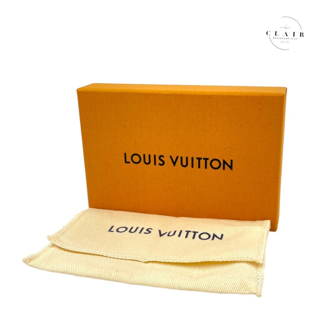 【未使用品】ルイヴィトン Louis Vuitton カードケース M30535 タイガ ネイビー 紺 ICチップ