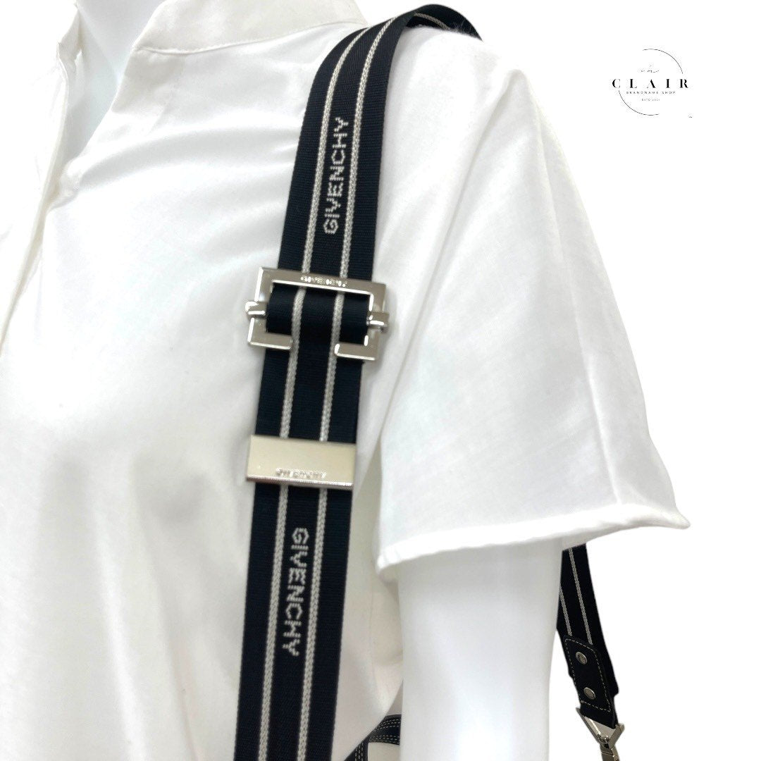 ジバンシー トートバッグ 鞄 ロゴ 4G ジバンシーモノグラム ショルダーストラップ付き 2WAY トートバッグ 黒 ブラック