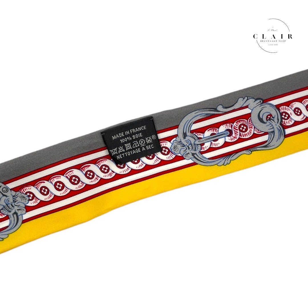 エルメス ツイリーブリッド・ドゥ・クール黄色