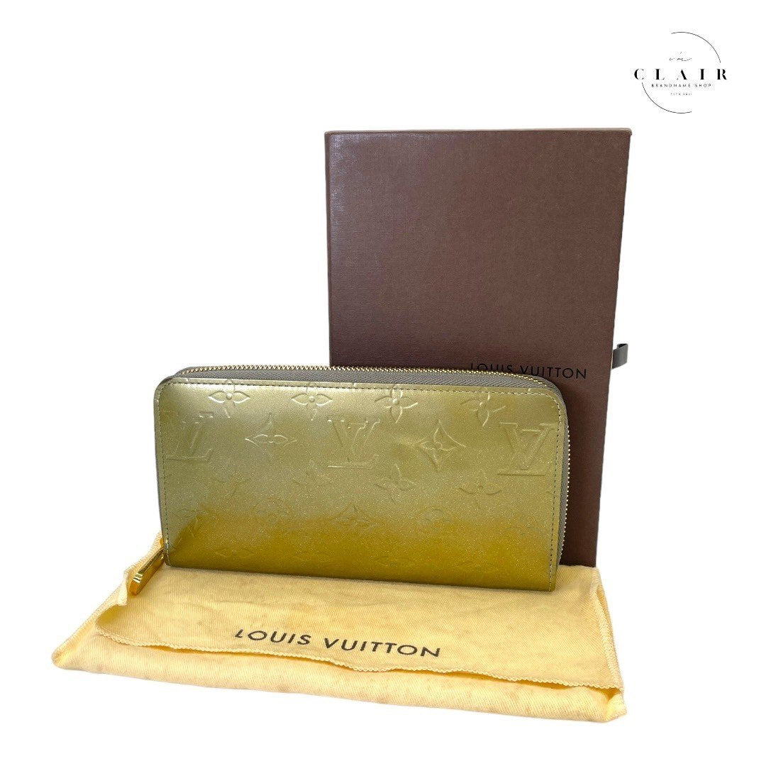 ルイヴィトン ヴェルニ ジッピーウォレット ヴェールオリーヴ