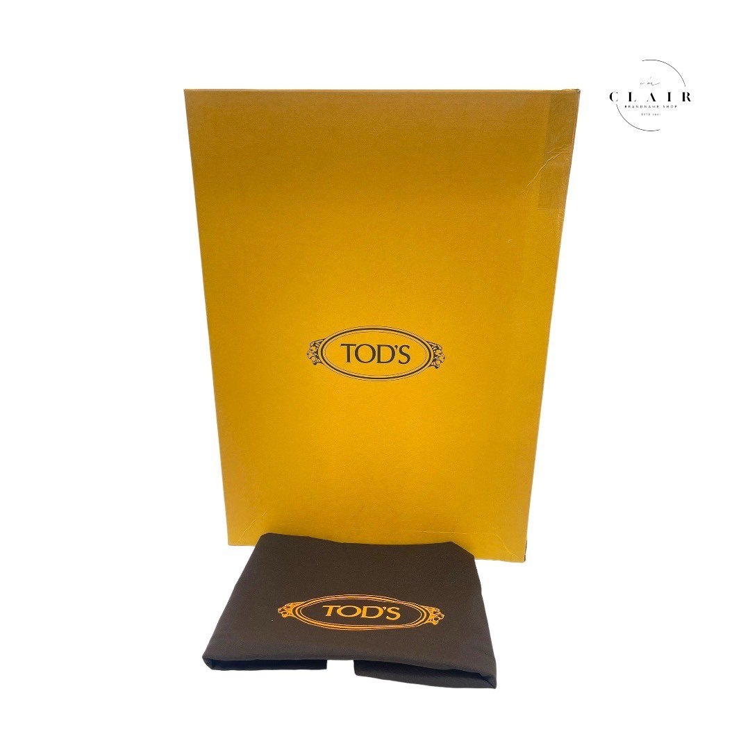 【新品】トッズ レディースブーツ レディース 婦人用 レザー 牛革 ブーツ ロングブーツ バーガンディー ワインレッド 37.5 24.5cm