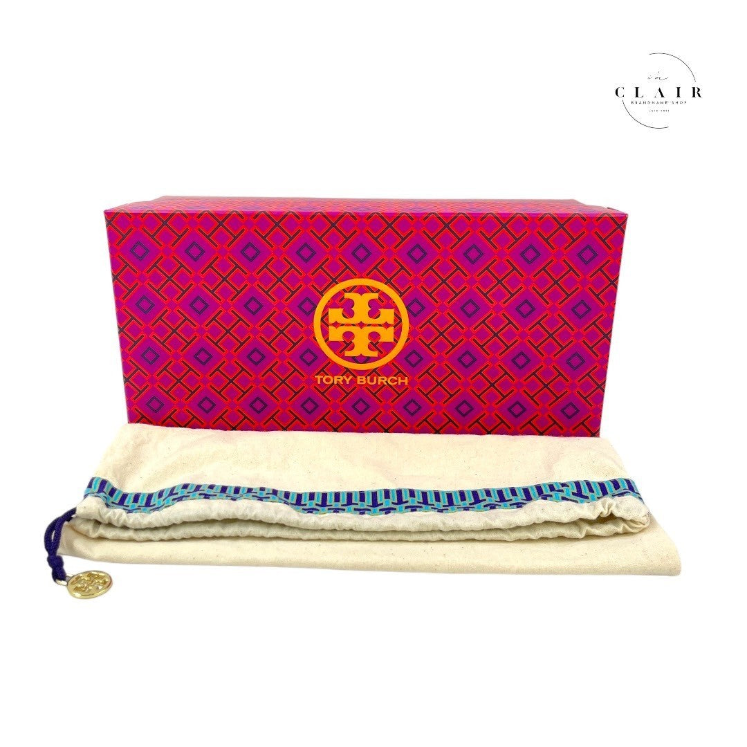 トリーバーチ レザーパンプスヒール赤 #9C 26cm レディース