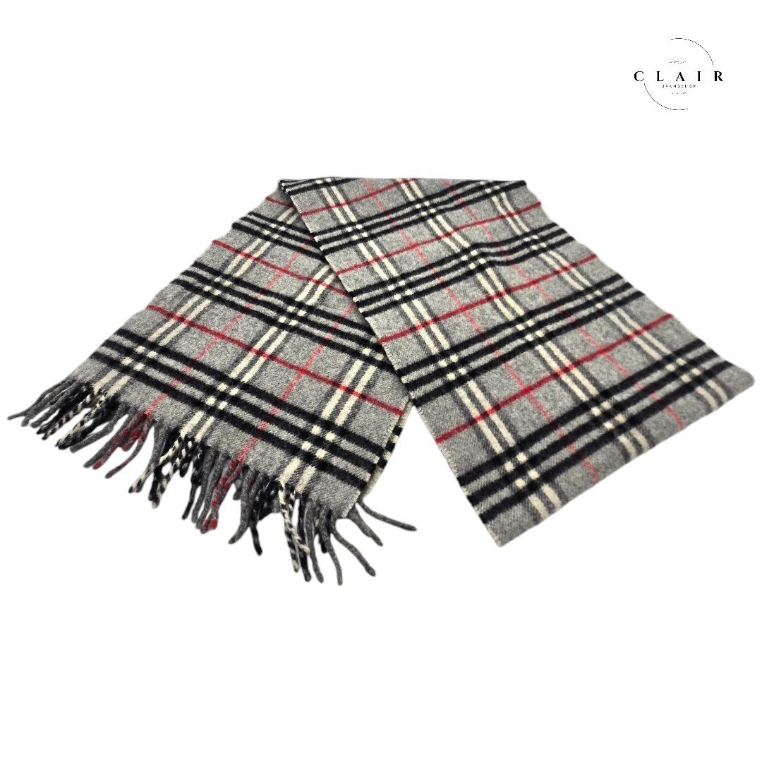 バーバリー マフラー GREY グレー