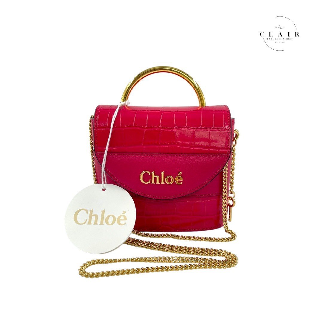 【新品】クロエ 2WAY ハンドバッグ ショルダーバッグ レディースバッグ チェーンストラップ ピンク タグ付き