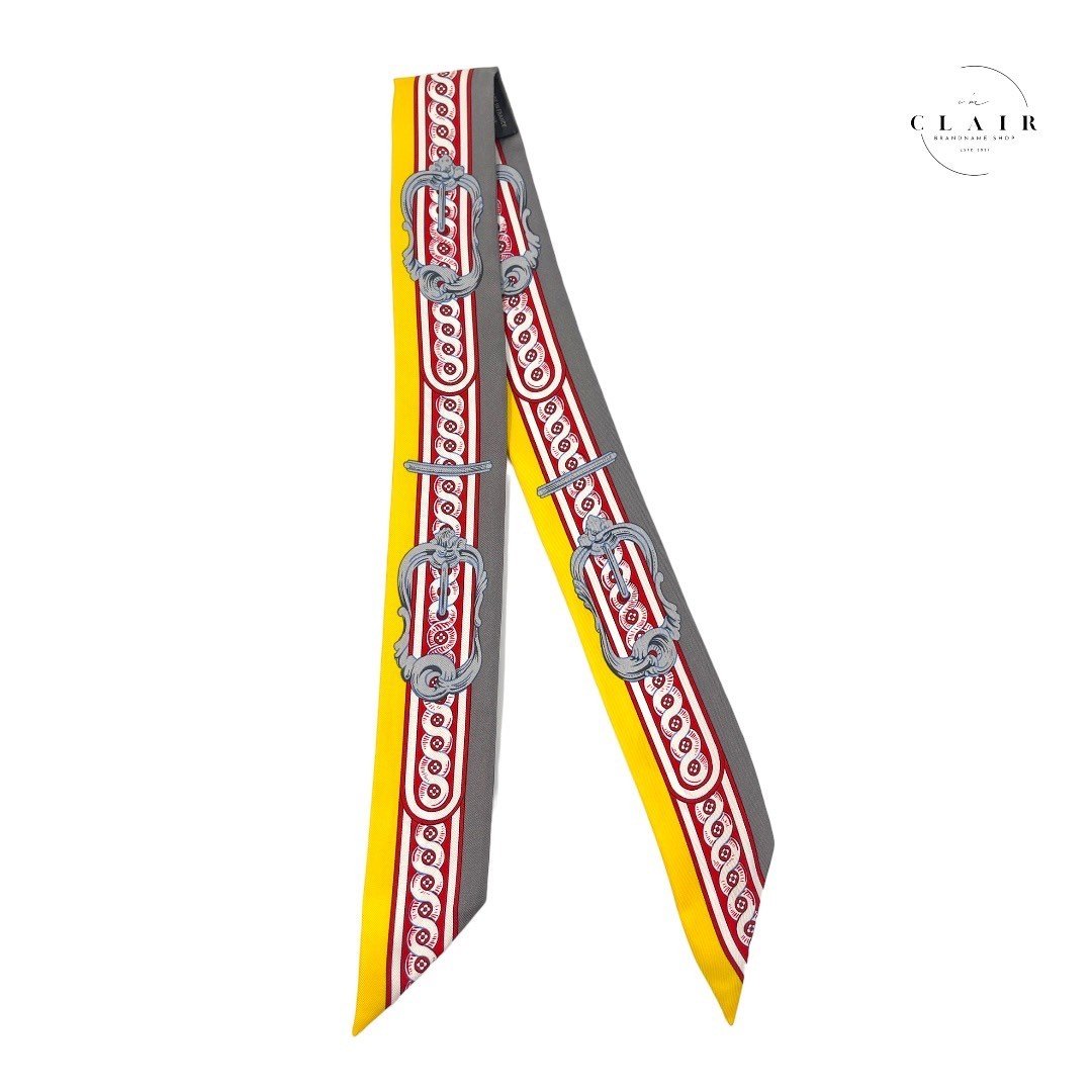 エルメス ツイリーブリッド・ドゥ・クール黄色