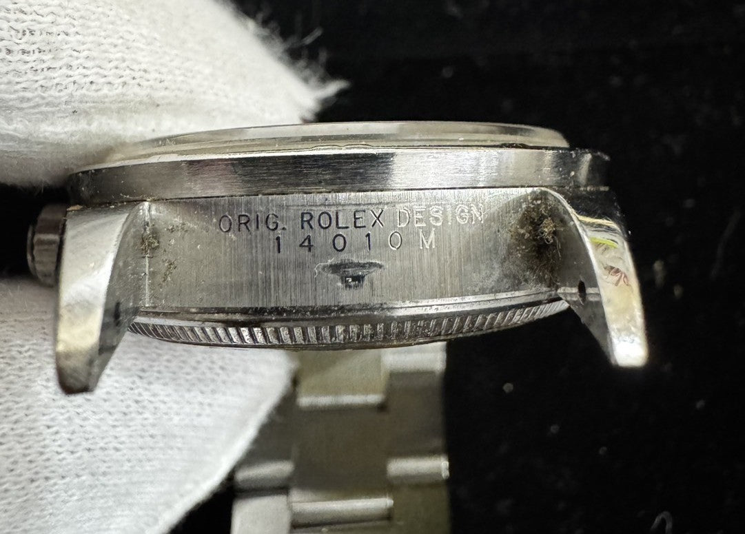 ロレックス エアキング 14010M ホワイト センターローマ P番 メンズ