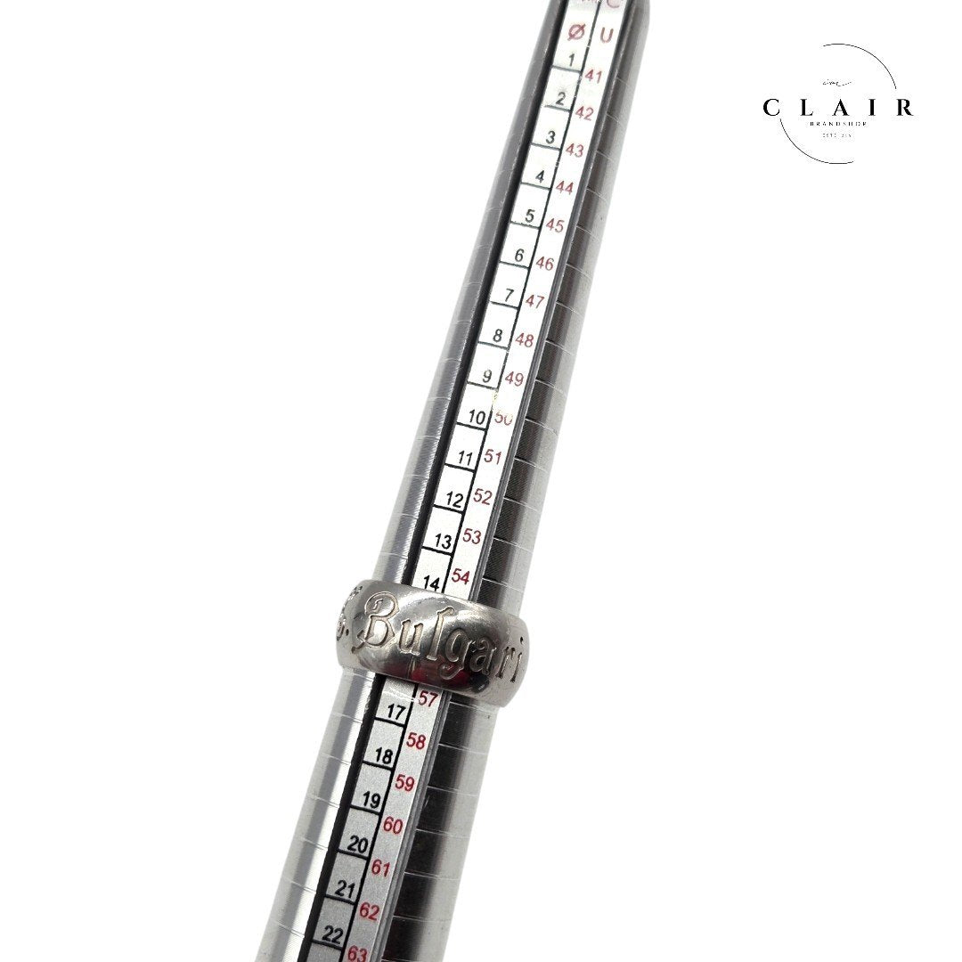 ブルガリ リング シルバー SAVE THE CHILDREN 125周年 アニバーサリーリング ワイド 日本サイズ約15号