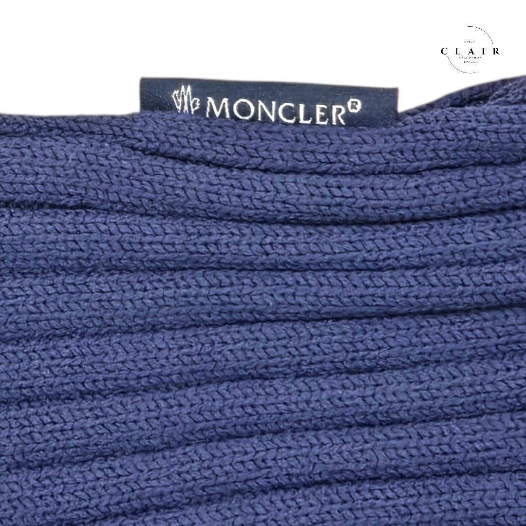 【新品未使用品】モンクレール TUTA TRICOT ニット ボディースーツワンピース 9555200 99197 741 ネイビー M