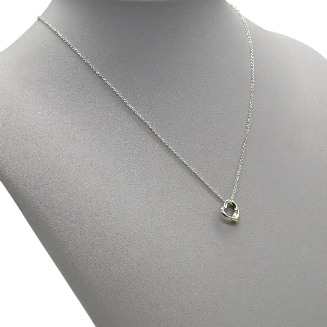 ティファニー オープンハート ネックレス SV925/2g