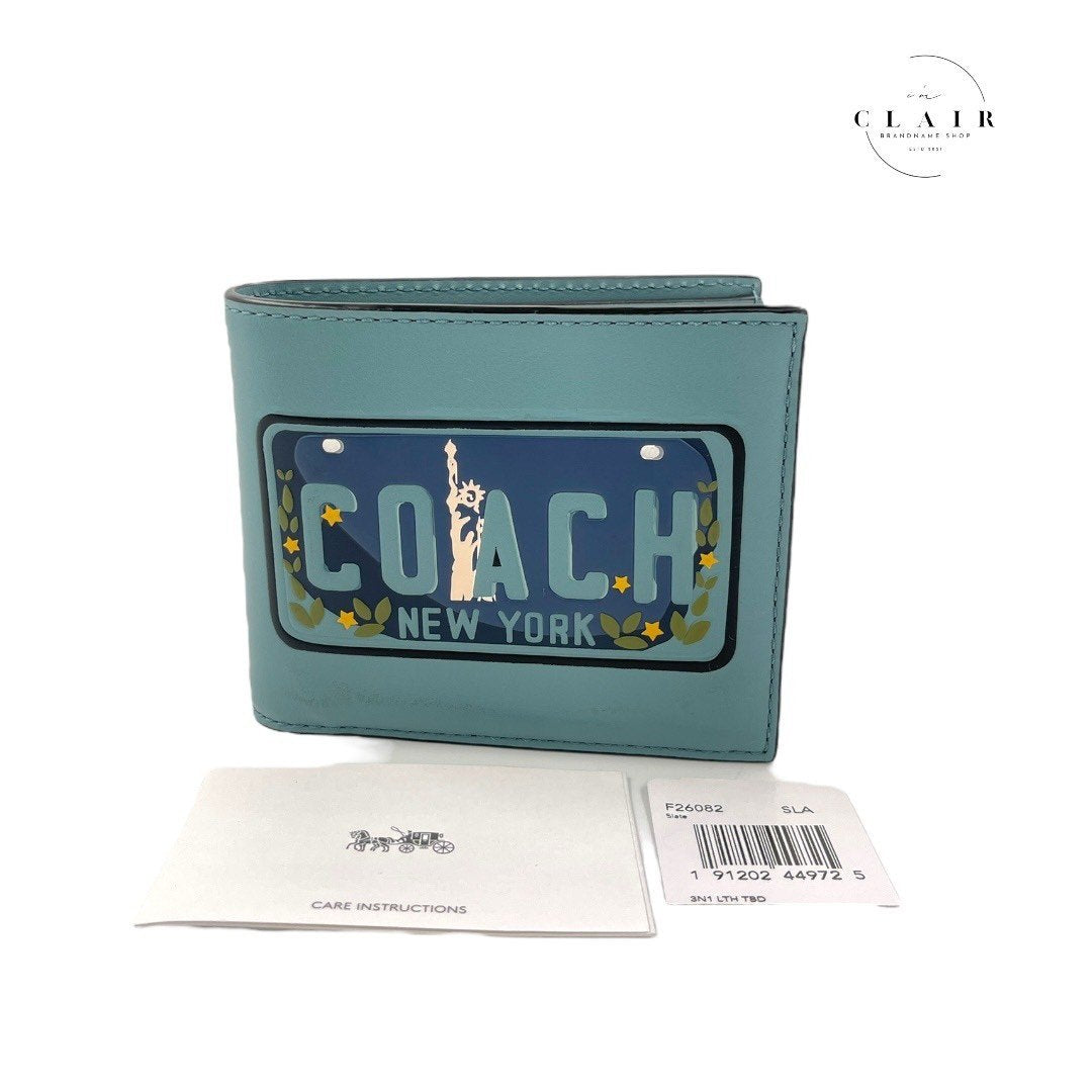 COACH コーチ 財布水色