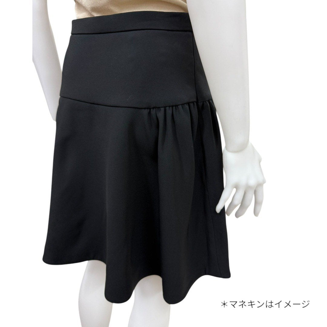 【美品】ミュウミュウ スカート ミニスカート 40 黒 ブラック レディース