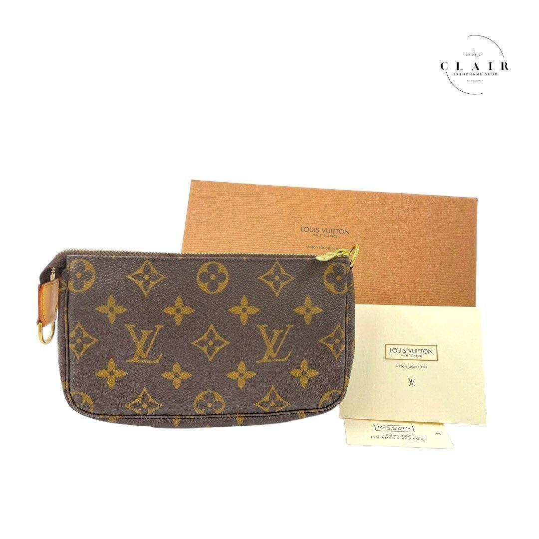 ルイ ヴィトン モノグラム バケット用ポーチ 小物入れ ミニポシェットアクセソワール