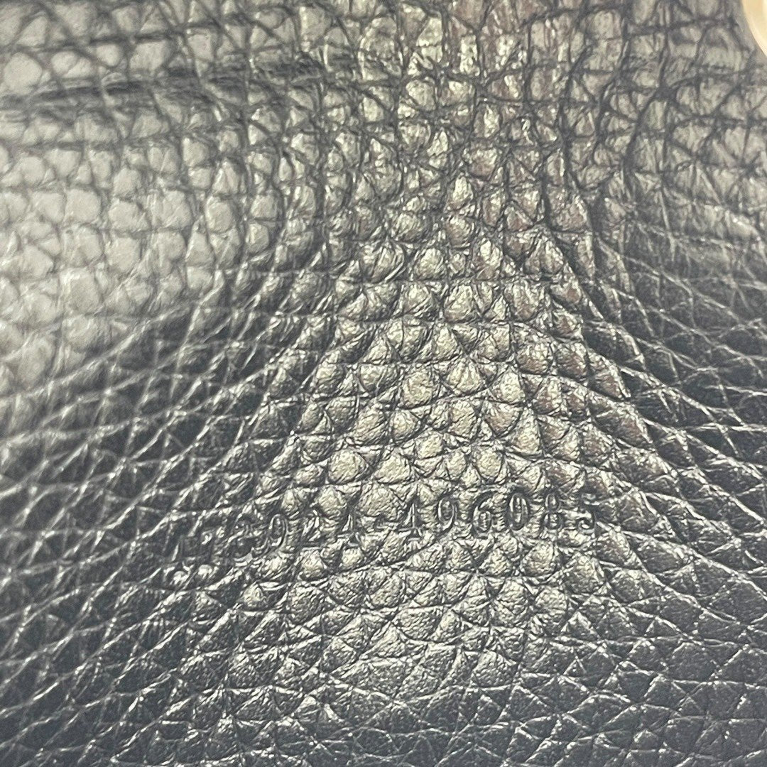 グッチ キーケース ブラック レザー 6連