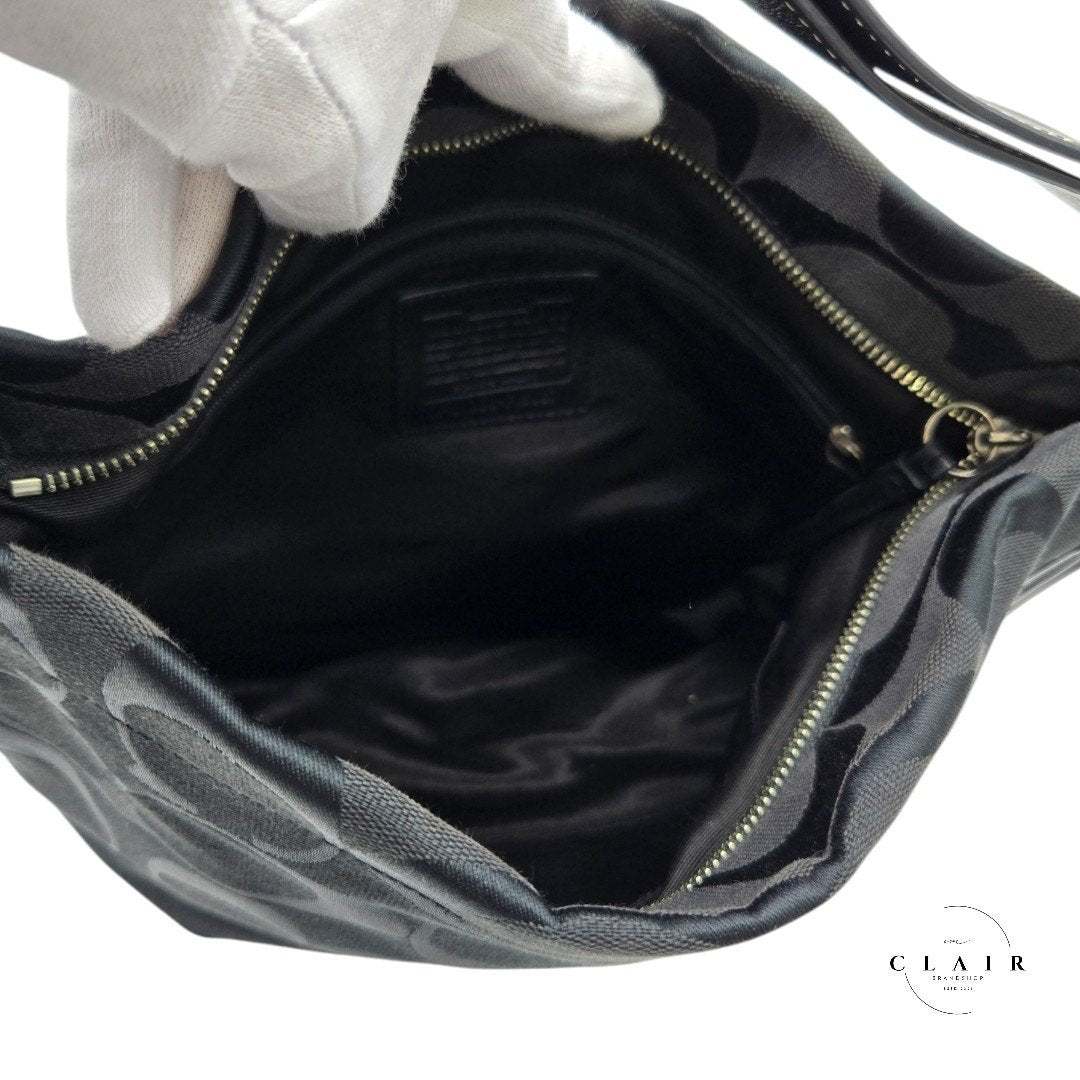 コーチ ショルダーバッグ 斜め掛け 肩掛け ブラック 黒