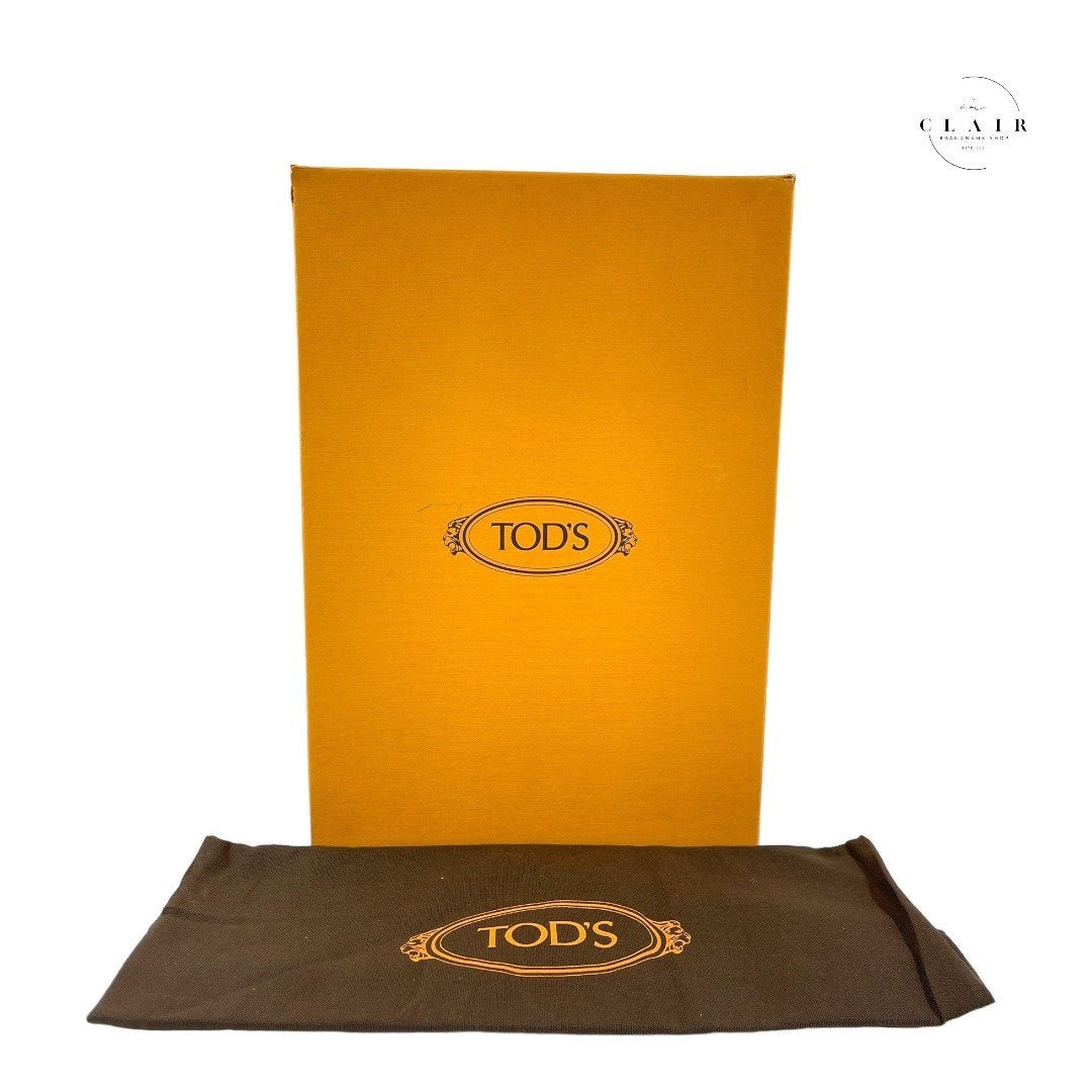 トッズ レザー メンズシューズ 29cm グレー