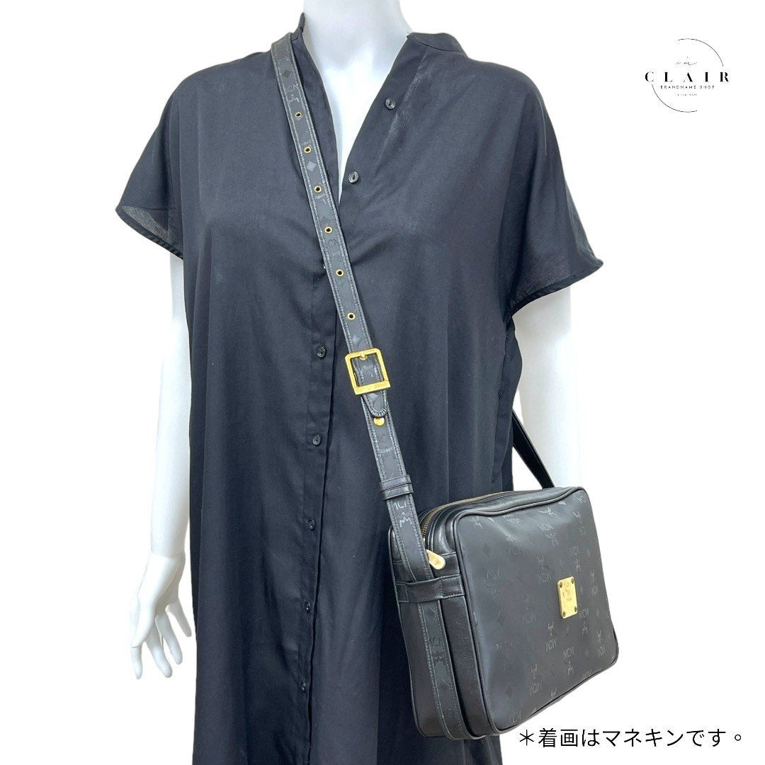 【美品】MCM ショルダーバッグ ブラック