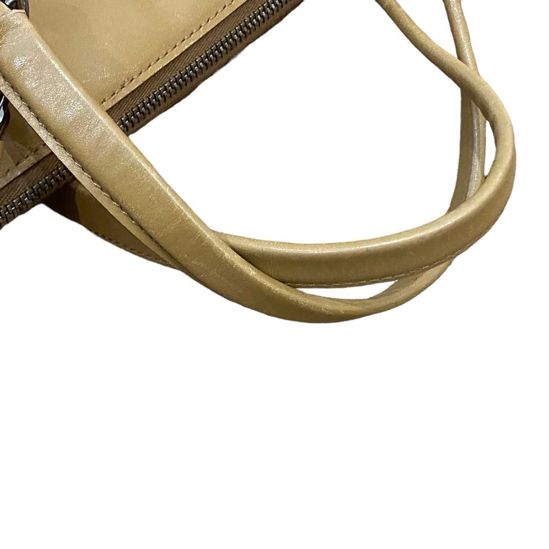 GUCCI ハンドバッグ レザー キャメル 001 4281