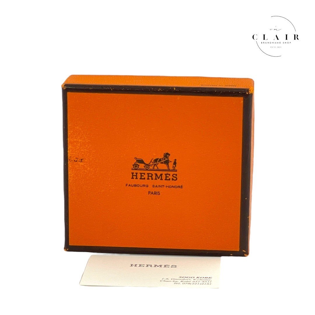 エルメス ジャンボ レザー ブレスレット SV金具 ブラウン