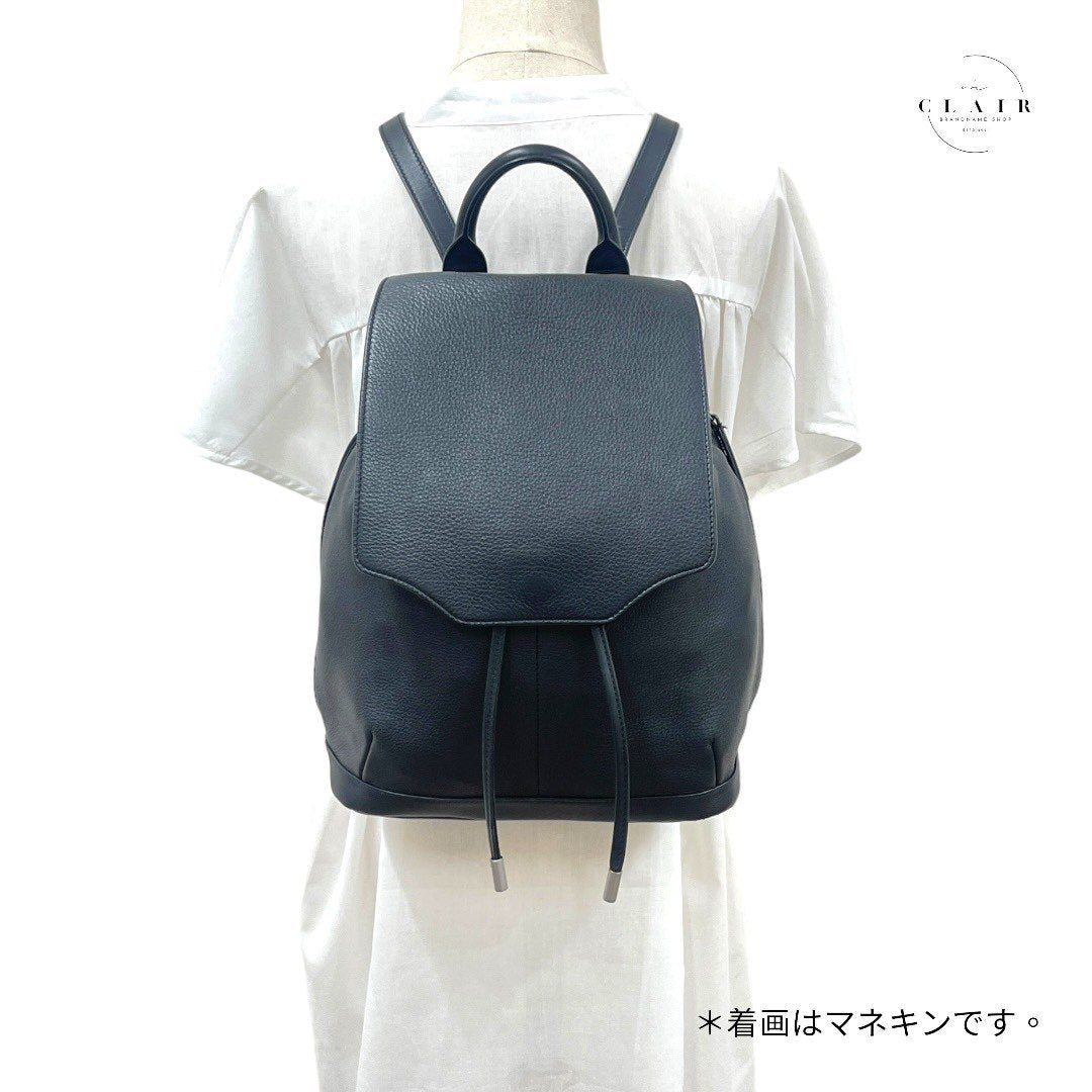 ラグ&ボーン スモール パイロッ ト バックパック リュック レザー ブラック レディース