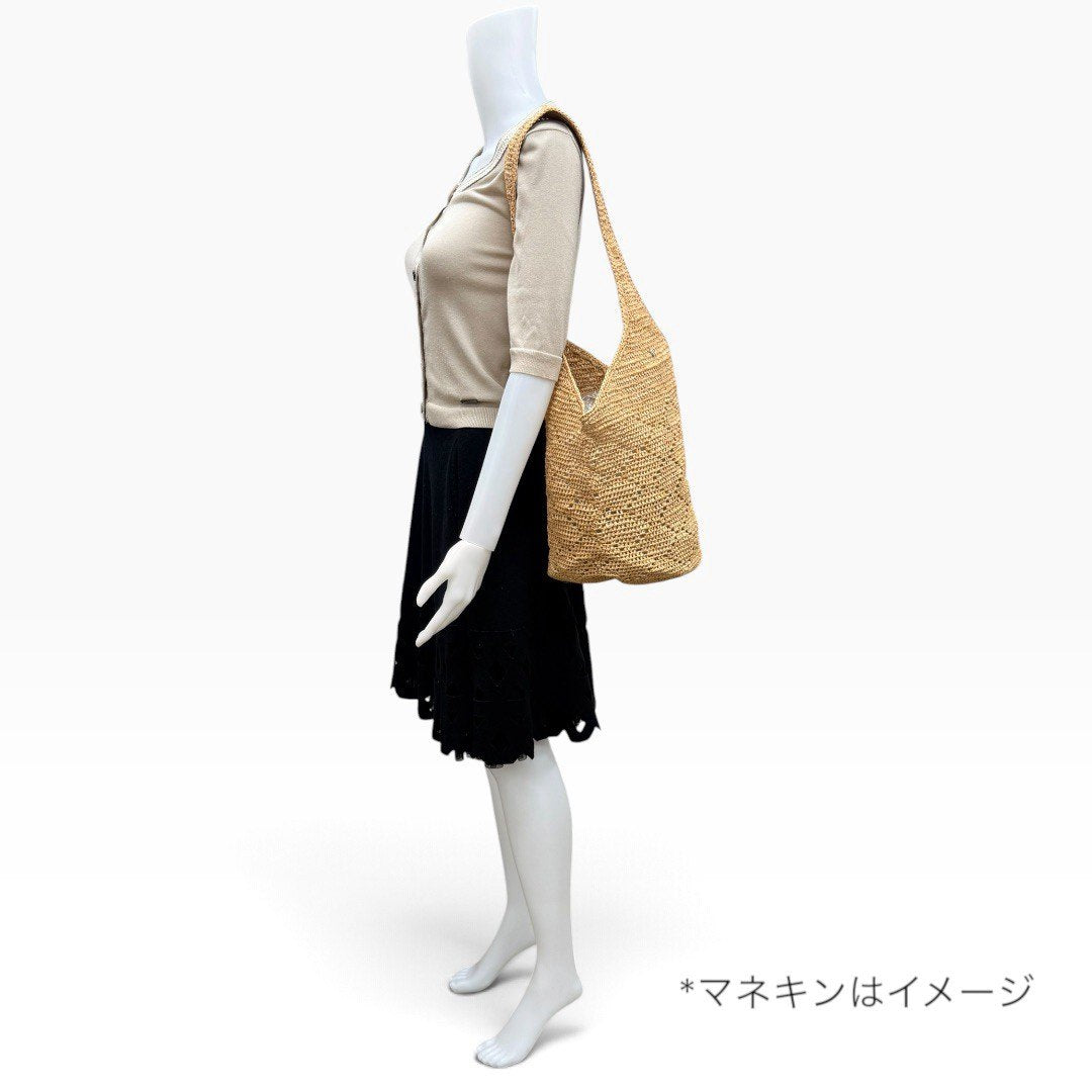 【極美品】ヘレンカミンスキー バッグ カゴバッグ ラファイア