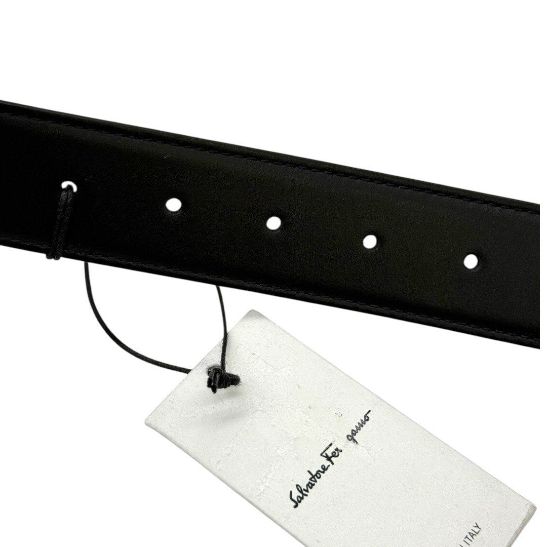 【極美品】フェラガモベルト ガンチーニベルト ビジネススーツ フォーマル 670084DOUBLEADJUS750184 メンズ