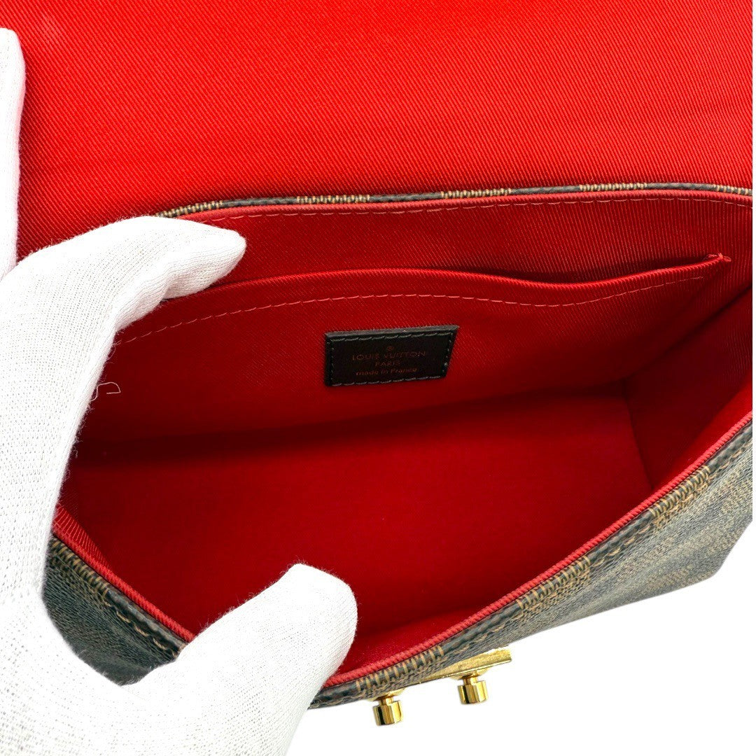 ルイヴィトン ダミエ クロワゼット PM N53000 2WAYショルダー ハンドバッグ