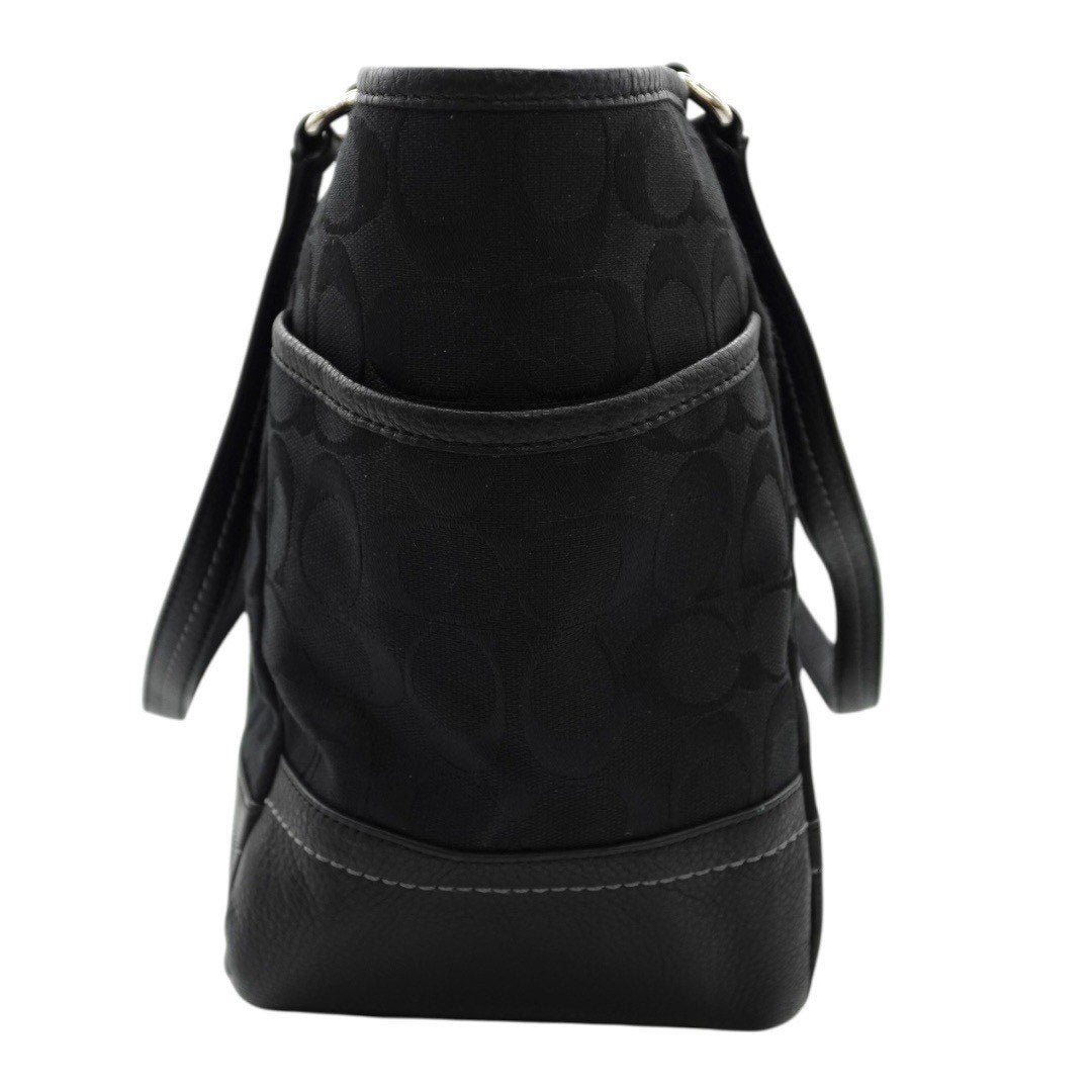 コーチ バッグ トートバッグ a4 黒 レディース