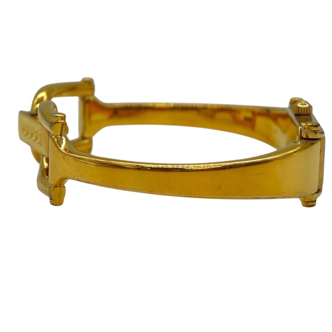 グッチ時計 1500L バングルウォッチ ブラック文字盤 ゴールド 腕時計 時計 長方形 クオーツ アナログ 2針 日常生活防水 レディース