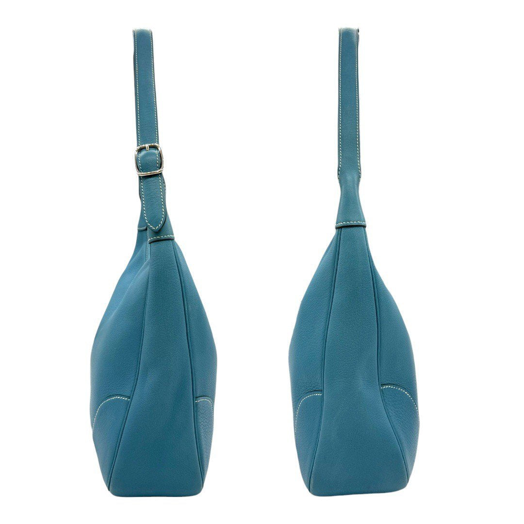 エルメス トリム31 ブルージーン シルバー金具