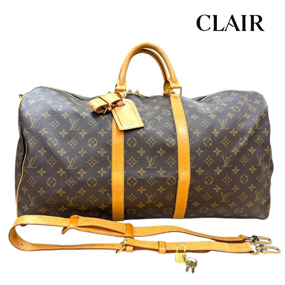 ルイヴィトン ボストンバッグ キーポルバンドリエール55 M41414 モノグラム