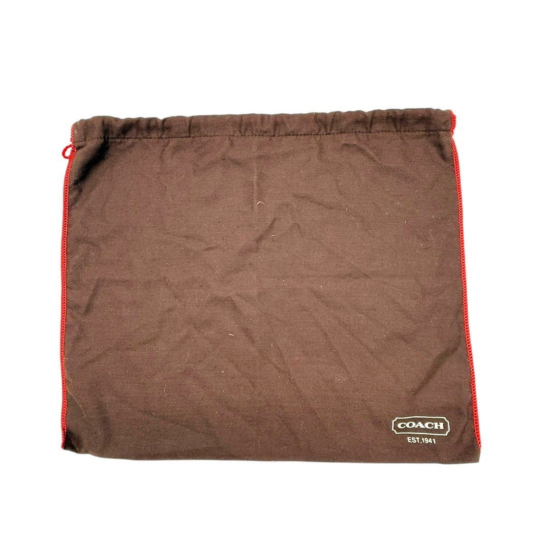 コーチ　肩掛けショルダーバッグ カーキ レザー