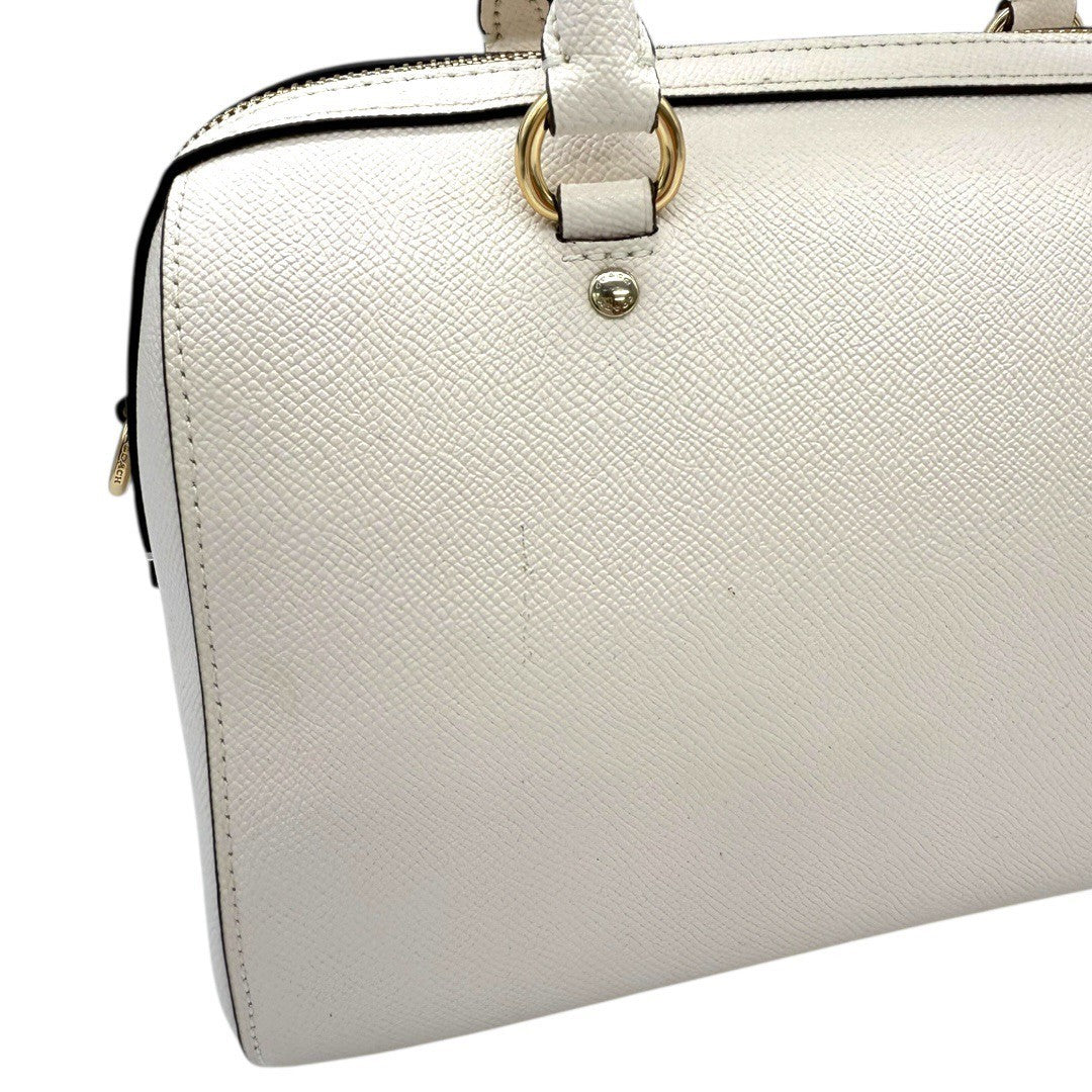 コーチ ハンドバッグ２WAYバッグ ショルダーバッグ レザー ホワイト レディース