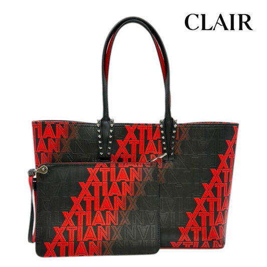 クリスチャンルブタン トートバッグ レディース スモール ロゴ スタッズ ポーチ付き