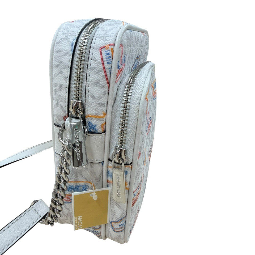 【新品】 マイケルコース  ショルダーバッグ ホワイト×マルチ レディース