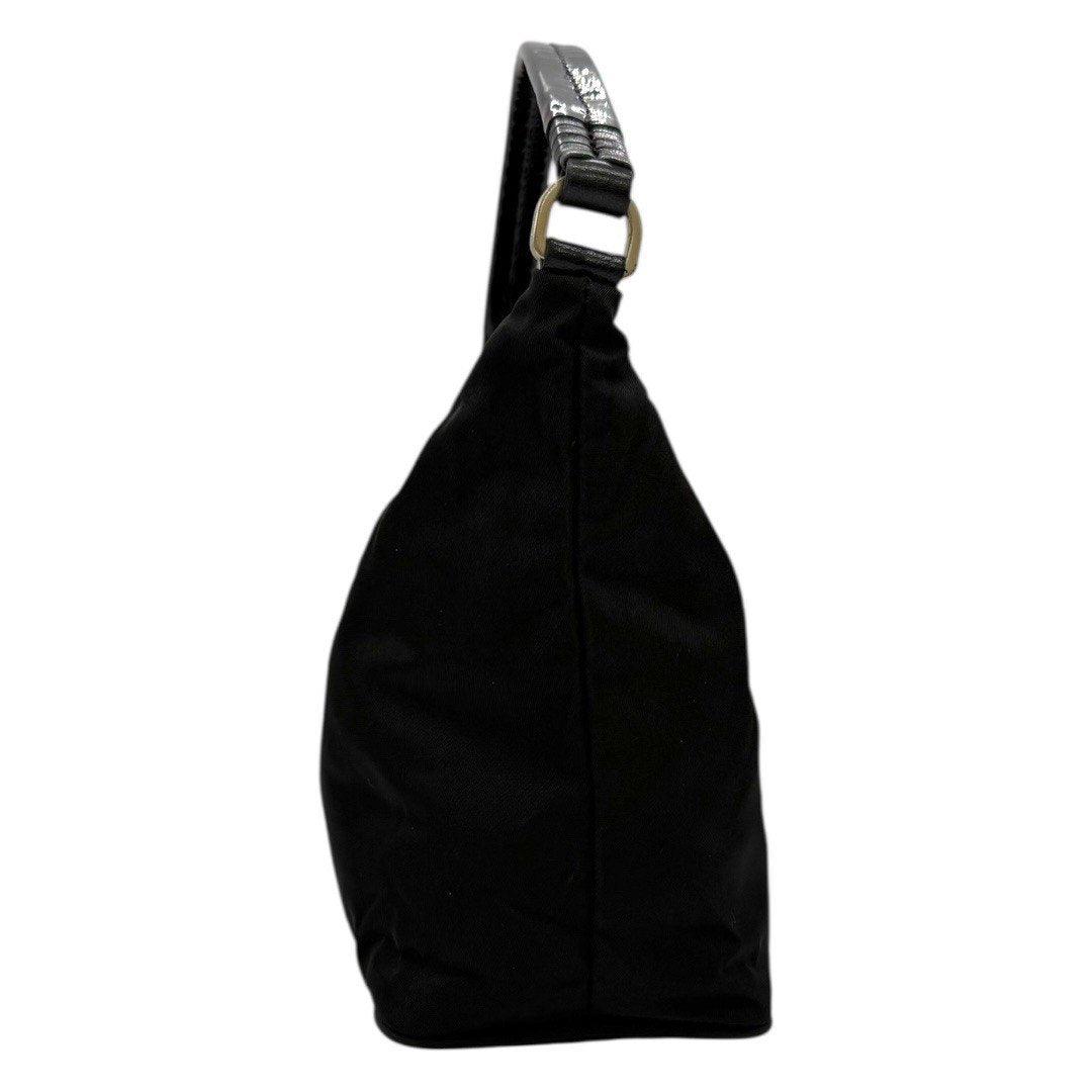プラダ ミニワンショルダーバッグ アクセサリーポーチ ナイロン 黒 レディース
